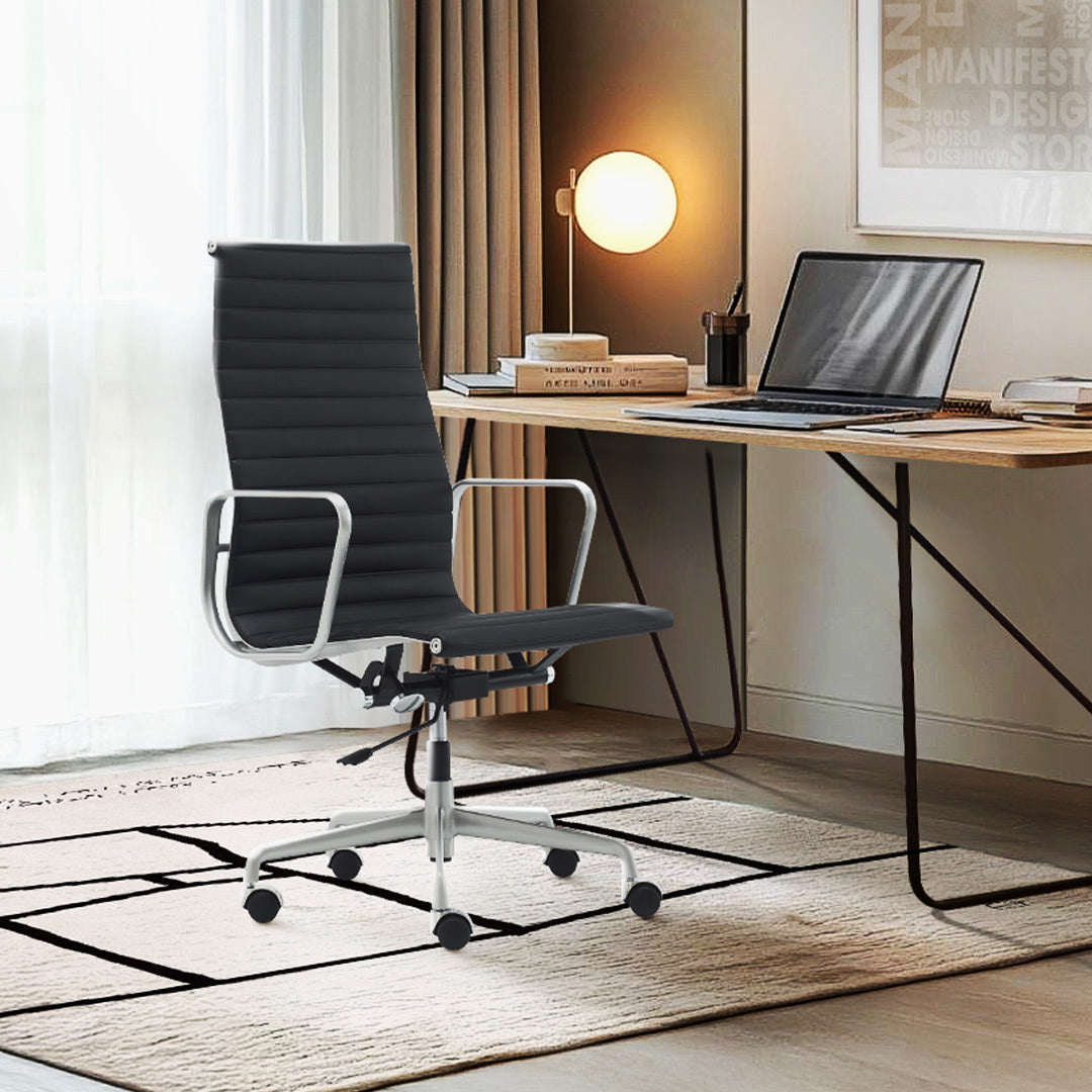 Silla Aluminum Alta, aluminio satinado
